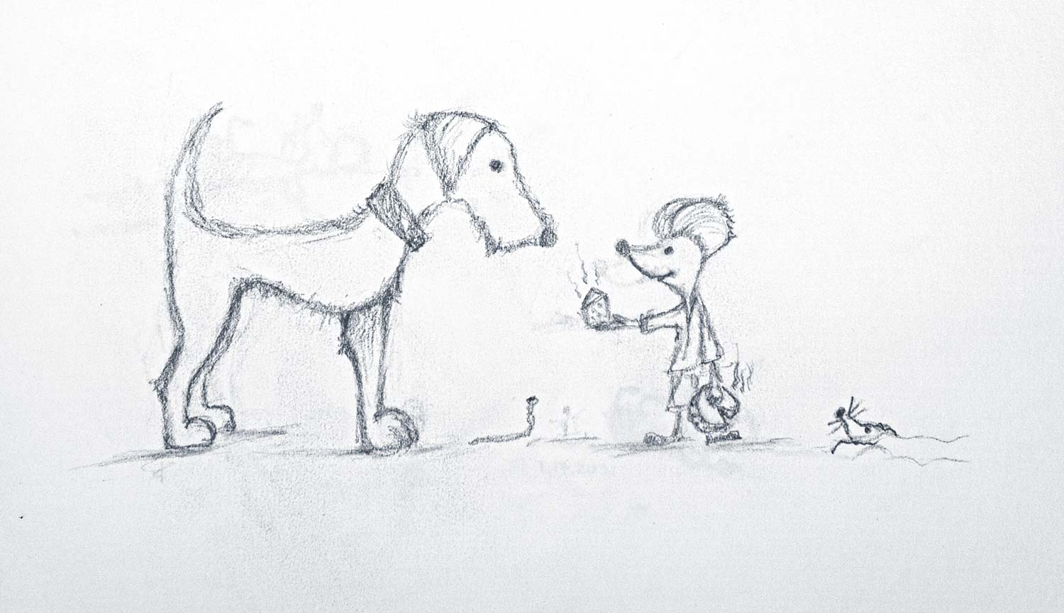 Mouse and dog